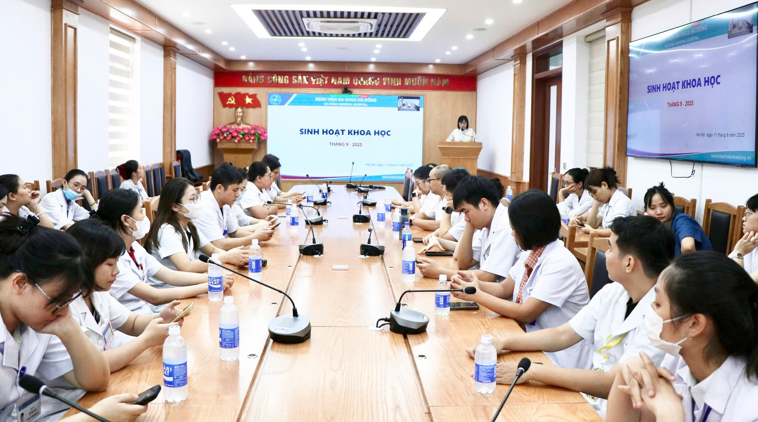 Sinh hoạt khoa học tháng 09 - Bệnh viện Đa khoa Hà Đông