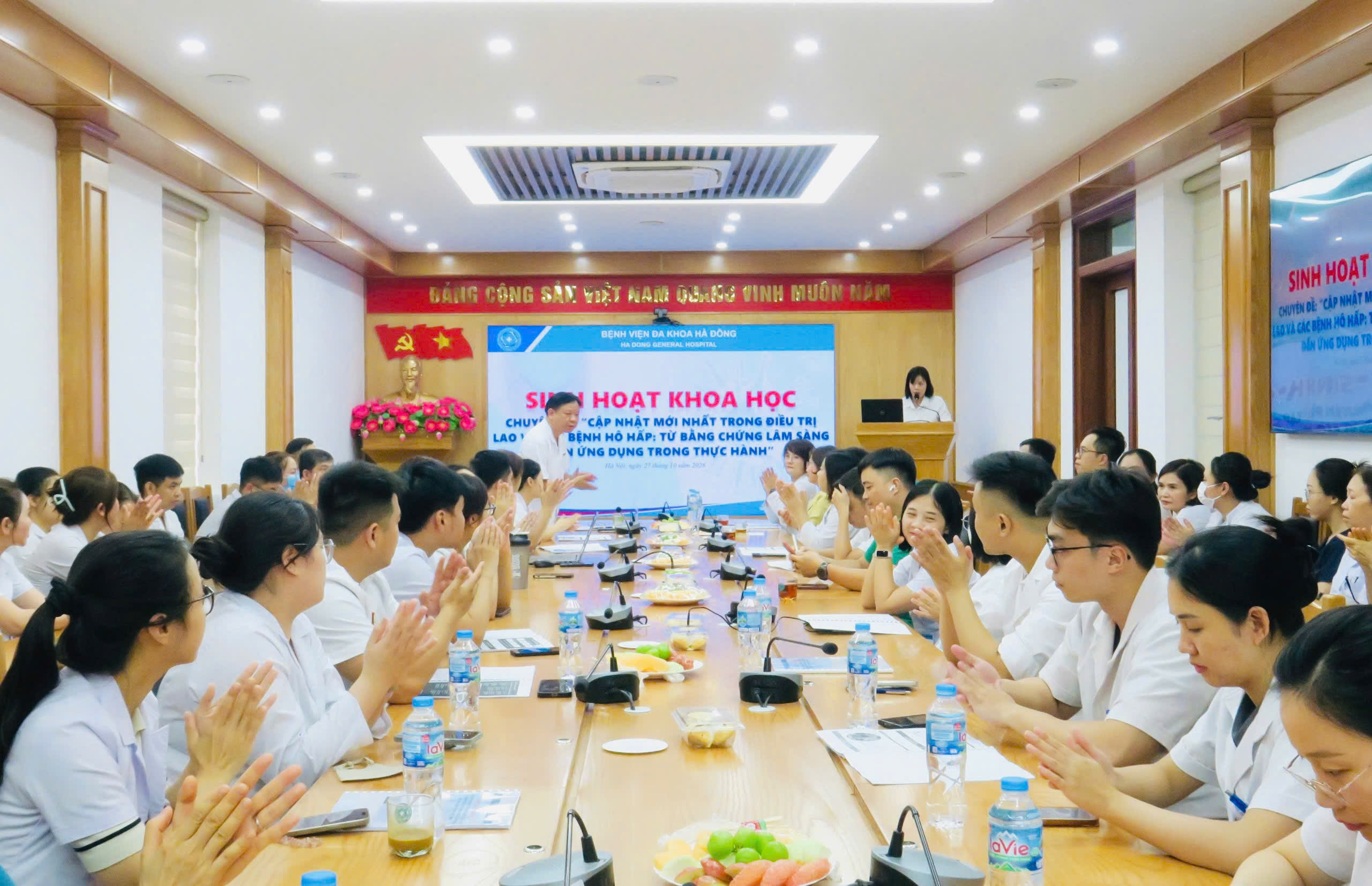 Bệnh viện Đa khoa Hà Đông tổ chức sinh hoạt khoa học: cập nhật tiến bộ trong điều trị bệnh lao và các bệnh hô hấp