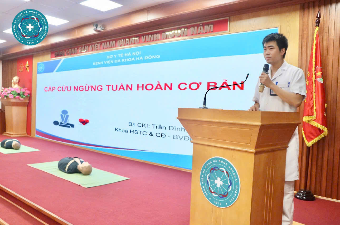 BSCKI. Trần ĐÌnh Thăng - Phó Trưởng khoa Hồi sức tích cực và Chống độc với bài giảng Cấp cứu ngưng tuần hoàn cơ bản