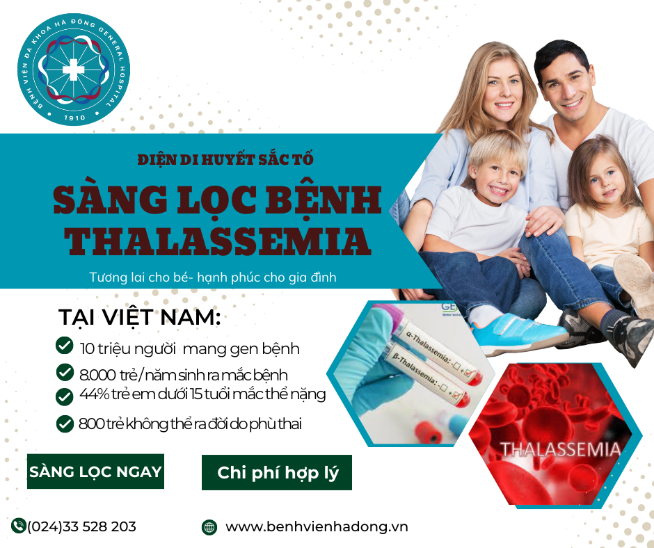  Xét nghiệm điện di huyết sắc tố? Ý nghĩa của xét nghiệm này trong sàng lọc bệnh lý tan máu bẩm sinh. 