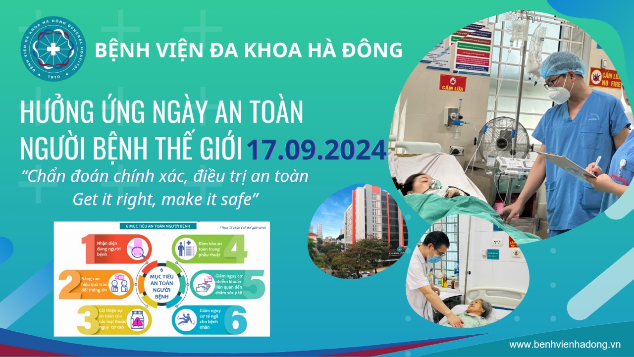 BVĐK Hà Đông tổ chức Hội nghị Ngày An Toàn Người Bệnh Thế Giới (17/09)