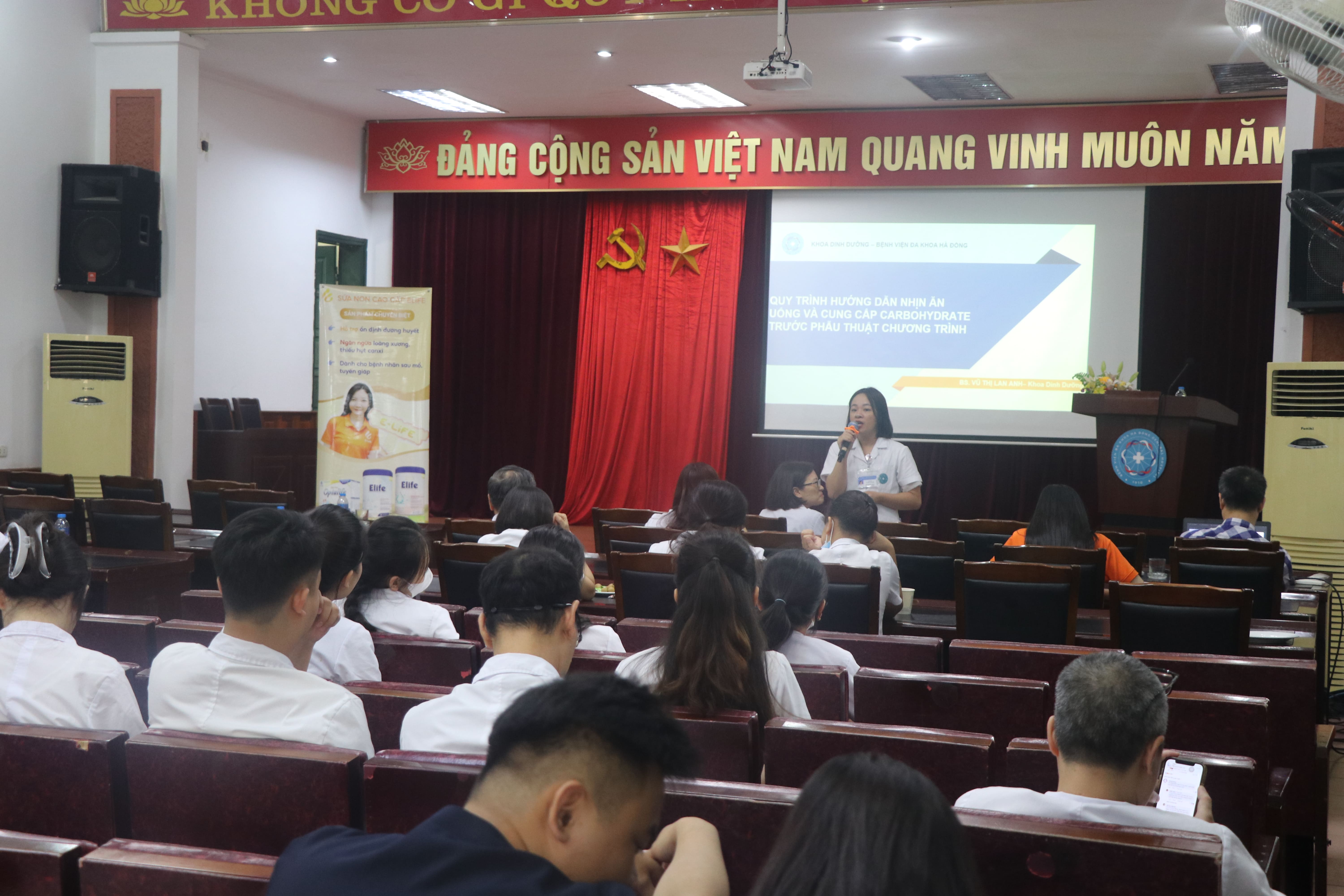 BVĐK Hà Đông tập huấn chuyên đề dinh dưỡng ngoại khoa