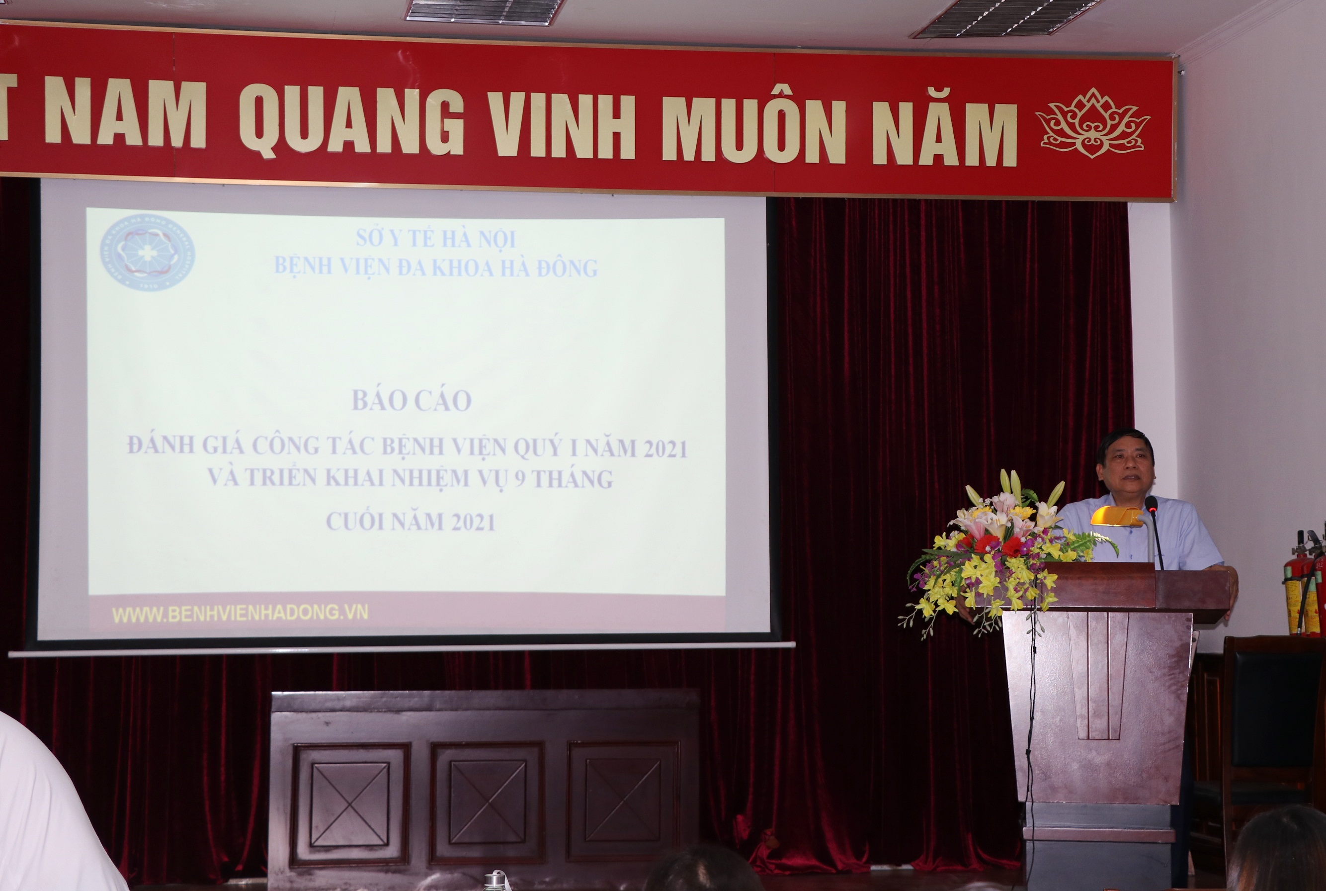 Hội nghị sơ kết công tác Bệnh viện Quý I năm 2021 và triển khai nhiệm vụ Quý II năm 2021