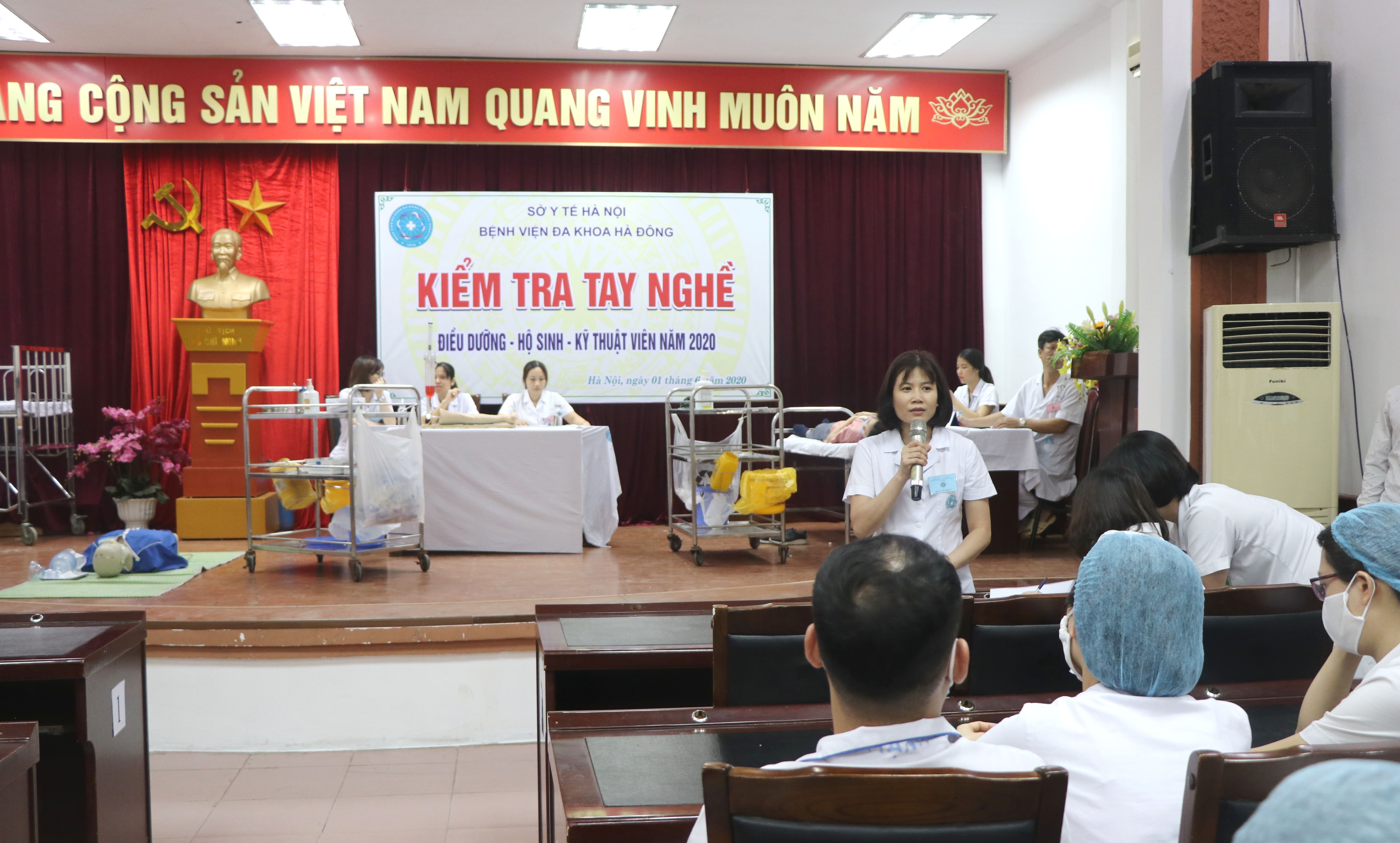  Hội thi kiểm tra tay nghề điều dưỡng, hộ sinh, kỹ thuật viên năm 2020 