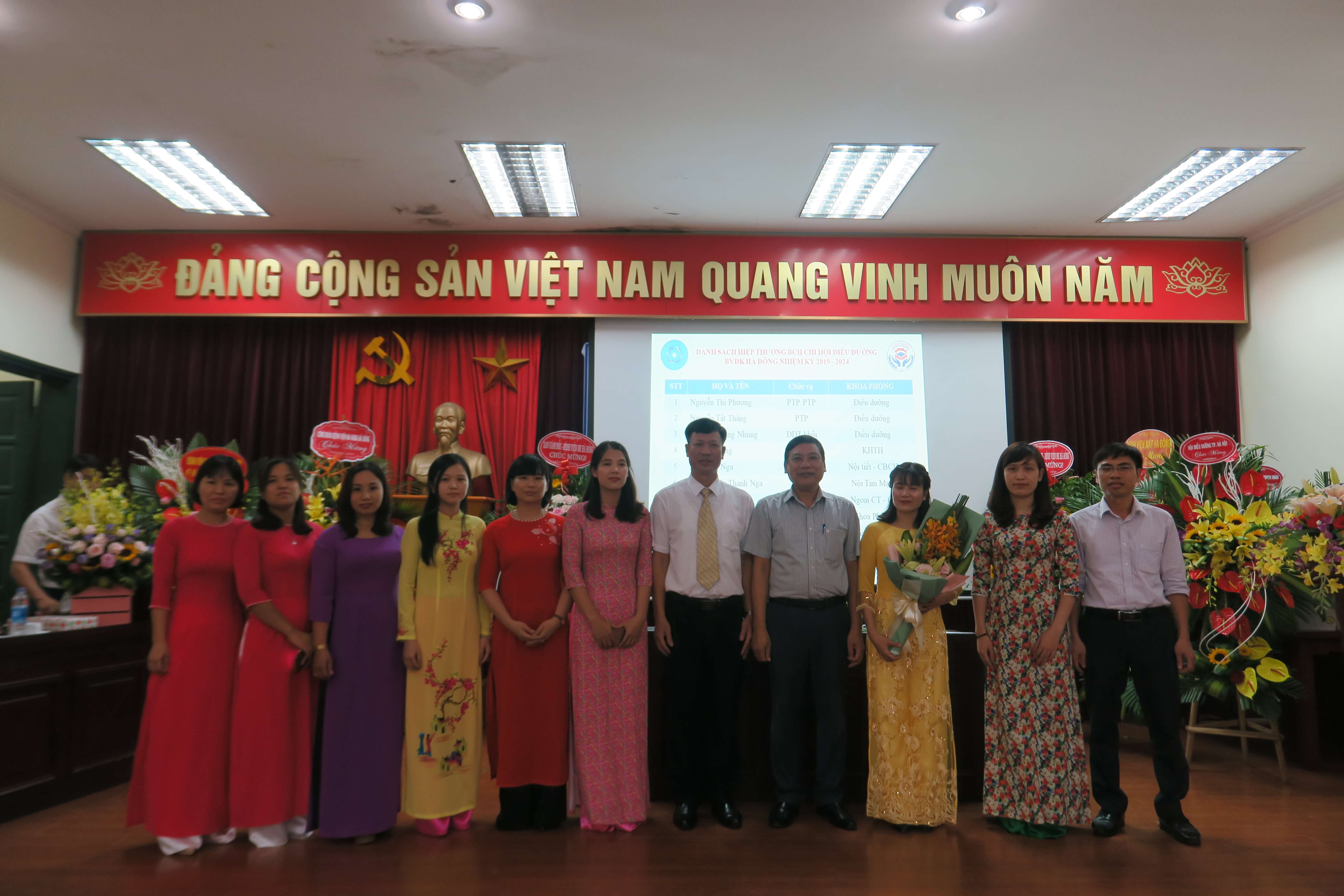  ĐẠI HỘI CHI HỘI ĐIỀU DƯỠNG BỆNH VIỆN ĐA KHOA HÀ ĐÔNG LẦN THỨ VI NHIỆM KỲ 2019 - 2024 