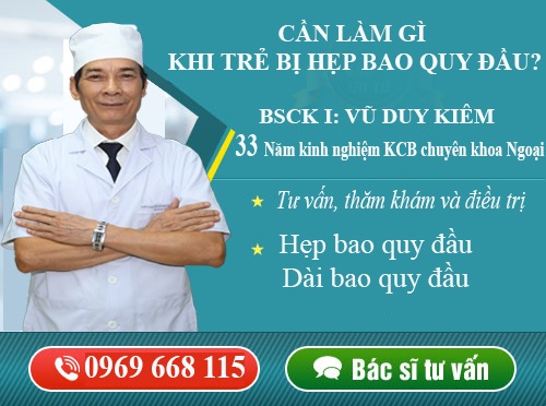  Cần làm gì khi trẻ bị hẹp bao quy đầu? 