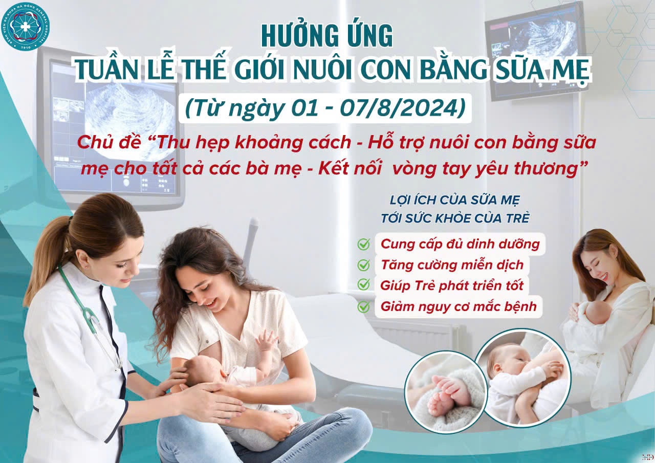  Hưởng ứng tuần lễ nuôi con bằng sữa mẹ năm 2024 