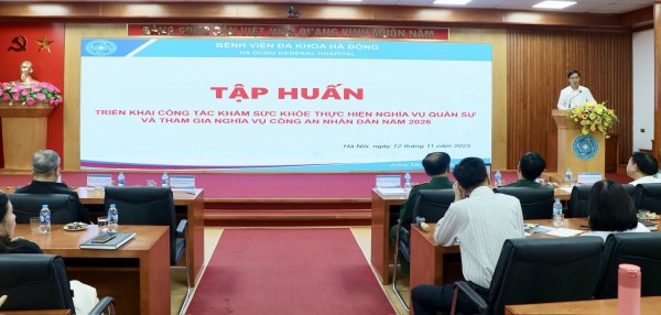 Tập huấn công tác khám sức khỏe nghĩa vụ quân sự và nghĩa vụ công an năm 2026