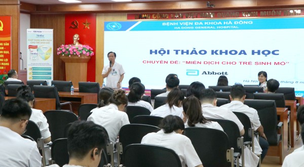 BVĐK Hà Đông tập huấn chuyên đề: “Miễn dịch cho trẻ sinh mổ” – Cập nhật kiến thức mới về chăm sóc dinh dưỡng và HMOs