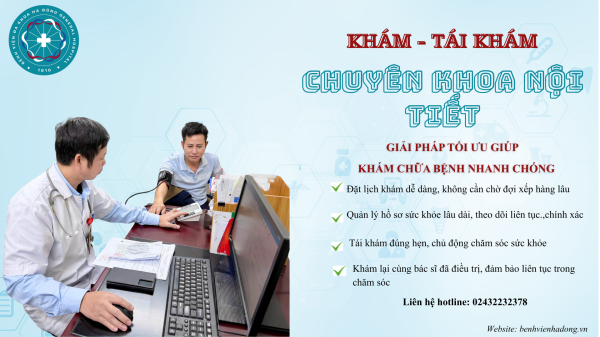Phòng khám Nội tiết - Nâng cao chất lượng điều trị và đồng hành chặt chẽ cùng người bệnh
