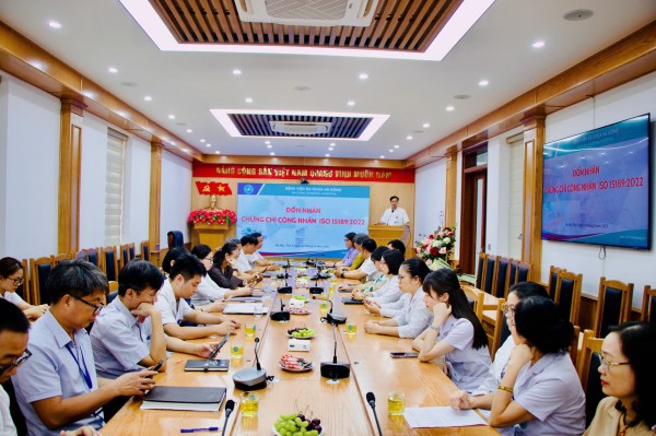 BVĐK Hà Đông vinh dự đón nhận chứng chỉ ISO 15189:2022 – Bước tiến nâng cao chất lượng chẩn đoán và điều trị