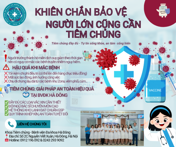Vắc xin cho Người Trưởng Thành: Lá chắn Sức khỏe không thể bỏ lỡ