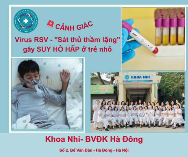Cảnh báo nguy cơ suy hô hấp ở trẻ nhỏ do virus hợp bào hô hấp (RSV)
