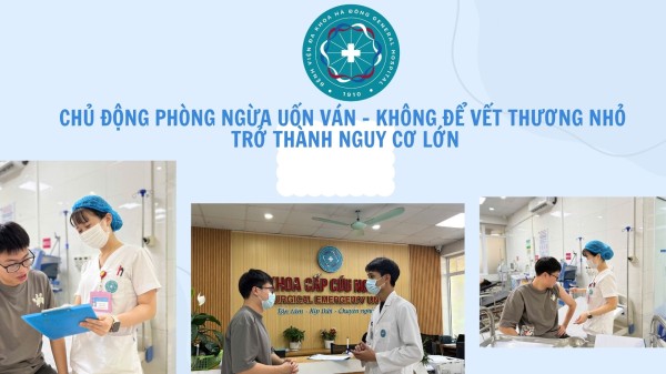 Chủ động phòng ngừa uốn ván – Không để vết thương nhỏ trở thành nguy cơ lớn