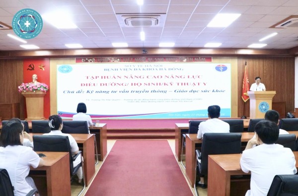 Bệnh viện Đa khoa Hà Đông triển khai Tập huấn kỹ năng tư vấn, giáo dục sức khỏe năm 2026