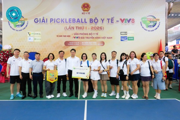 Bệnh viện Đa khoa Hà Đông lan tỏa thông điệp Ngày Sức khỏe toàn dân 7/4  qua Giải Pickleball Bộ Y tế 2026