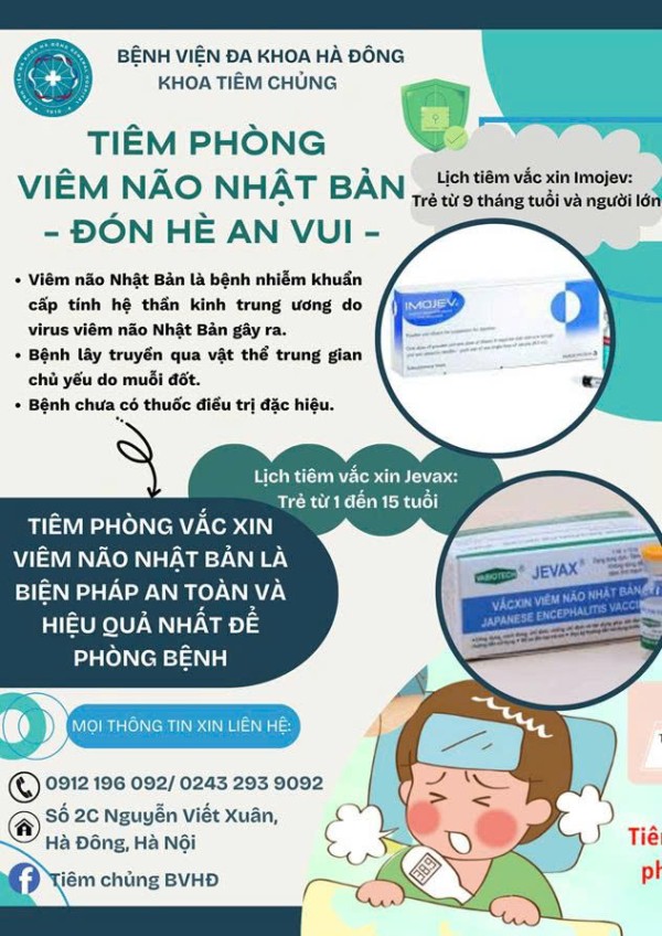 Chủ động tiêm Vắc xin - Đẩy lùi viêm não Nhật Bản