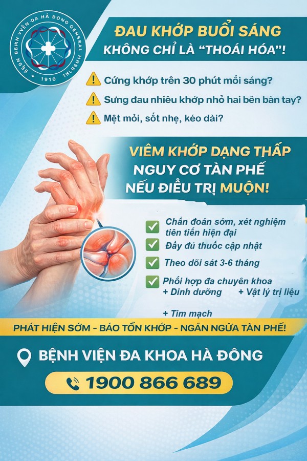 Cứng khớp buổi sáng - Cảnh báo bệnh tự miễn nguy hiểm