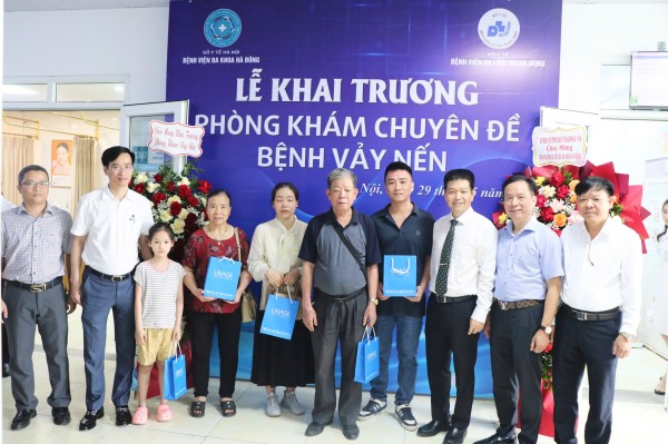 Khai Trương Phòng Khám Chuyên Đề Bệnh Vảy Nến Tại Bệnh Viện Đa Khoa Hà Đông - Với Sự Tham Gia Của Giám Đốc Bệnh Viện Da Liễu Trung Ương