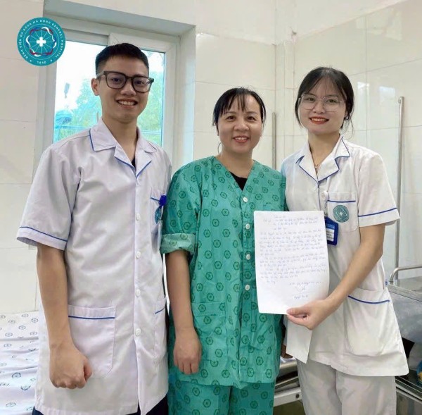 Lá thư cảm ơn nguồn động viên ý nghĩa dành cho đội ngũ, y bác sĩ Khoa nội thần kinh
